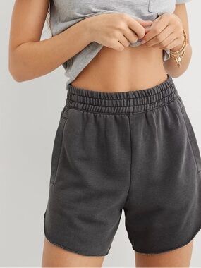 Aerie fleece of mind sweat shorts gray women’s XS jogger style comfy short loung